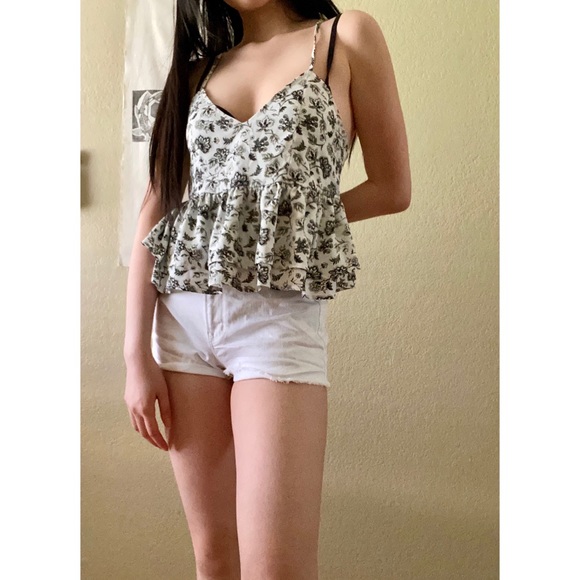 Hollister Floral Babydoll Tank - Picture 2 of 3